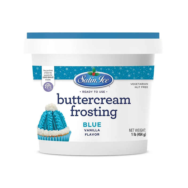 Satin Ice® Holiday Buttercream Frosting, 1lb.