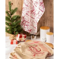 DII® Assorted Joyeux Noel Dishtowel Set