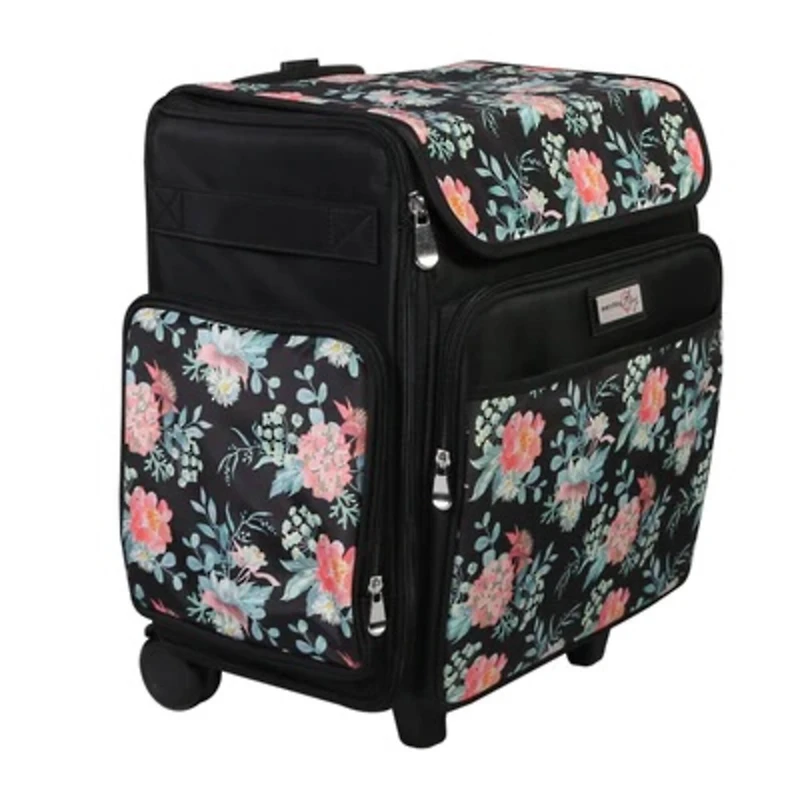 Everything Mary Flowers Rolling Craft Bag