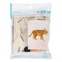 Tiger Color-In 3D Wood Puzzle by Creatology™