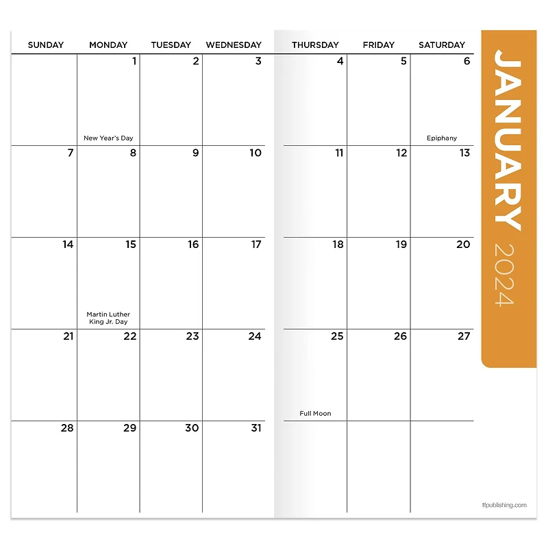 2024-2025 Tiny Icons Monthly Pocket Planner