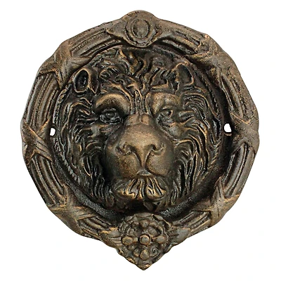 9" Pride of the Lions Foundry Cast Iron Lion Door Knocker