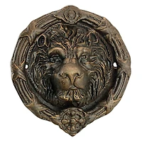 9" Pride of the Lions Foundry Cast Iron Lion Door Knocker