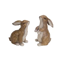 Standing Rabbit Figurine Set