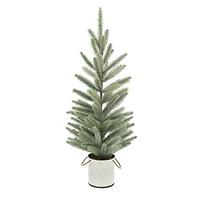 32" Pre-Lit Sugar Pine Accent Tree in Metal Bucket by Ashland®