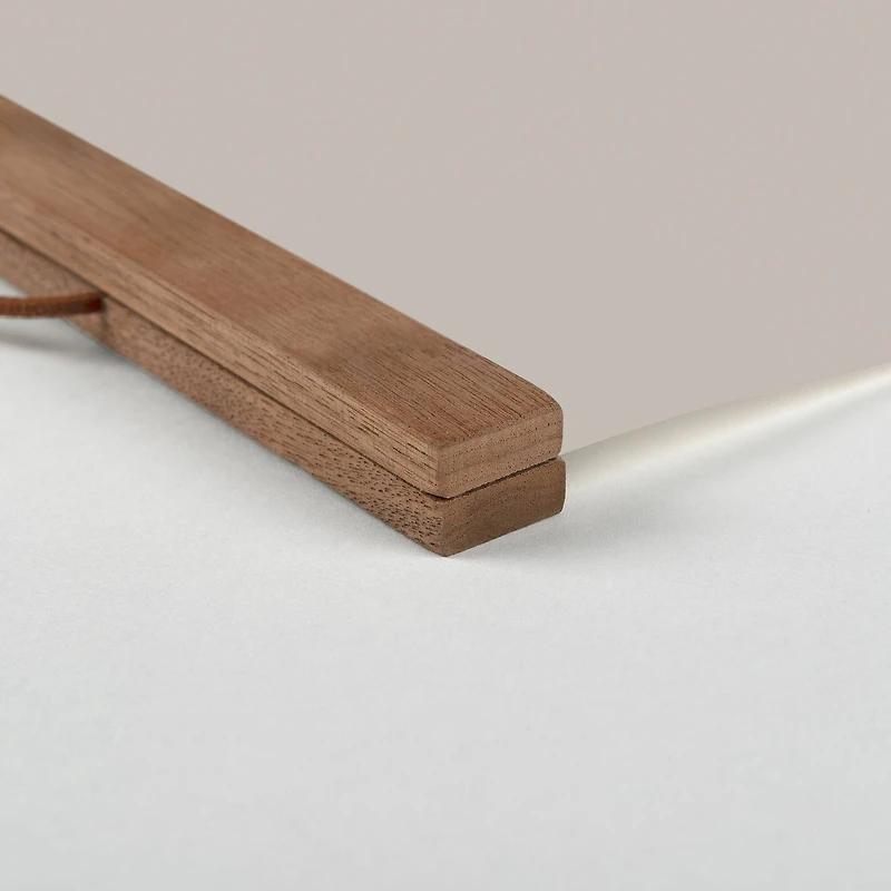 Tis the Season Hanging Canvas in Teak Frame