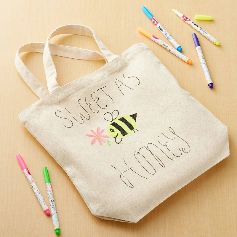 Natural Cotton Tote Bag, 3ct. by Make Market®