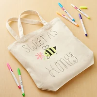 Natural Cotton Tote Bag, 3ct. by Make Market®