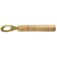 Hello Honey® 6" Brass & Bamboo Bottle Opener with Handle