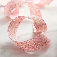 1.5" x 3yd. Faux Cotton Wired Ribbon by Celebrate It