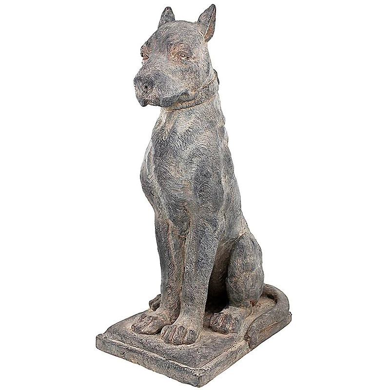 Design Toscano 32" The Great Dane Sentinel Quiet Strength Dog Statue