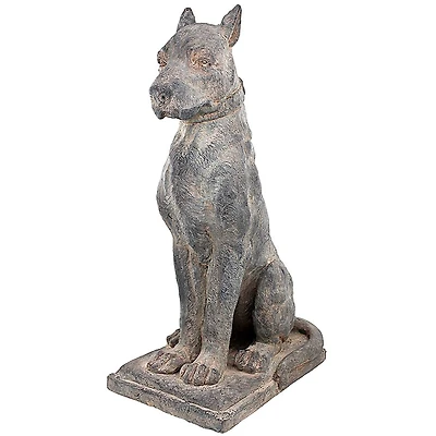 Design Toscano 32" The Great Dane Sentinel Quiet Strength Dog Statue