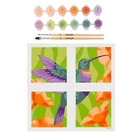 Hummingbird Paint-by-Number Gallery Mini Kit by Artist's Loft®
