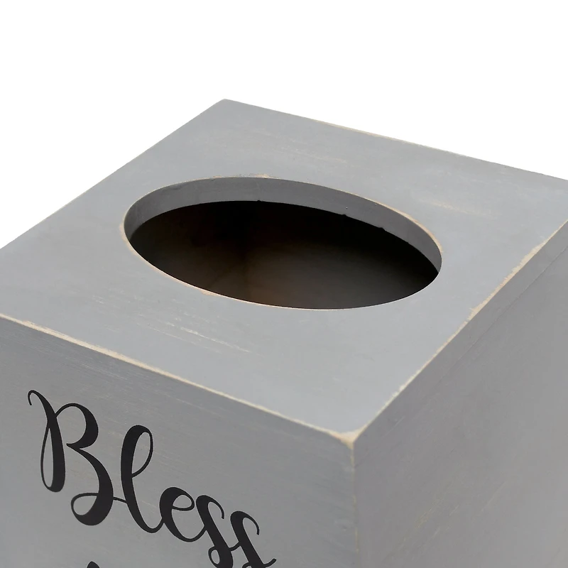 Elegant Designs Bless You Tissue Box Cover