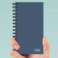 TF Publishing 2024 Steel Blue Small Weekly Monthly Planner