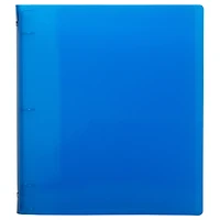 JAM Paper 0.75" Glass Twill Plastic 3-Ring Binder
