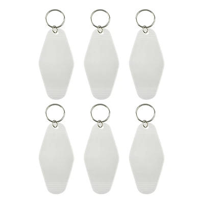 3.5" Motel Tag Acrylic Keychains, 6ct. by Make Market®