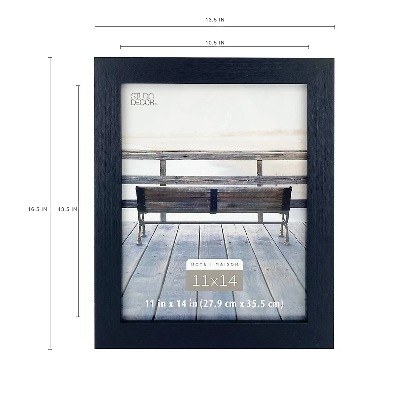 Home Distressed Black Frame by Studio Décor