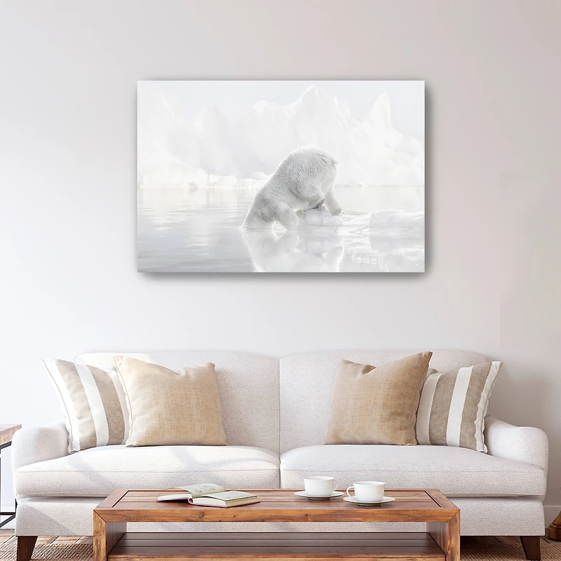 Going for a Swim Canvas Giclee