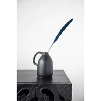 Hello Honey® 8" Matte Black Dolomite Vase