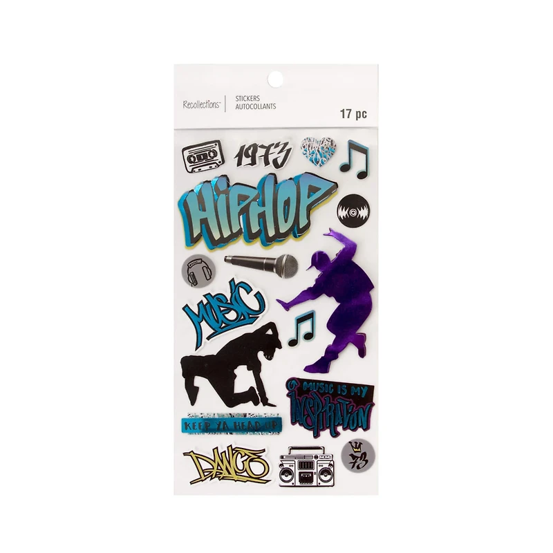 Hip Hop Music Stickers by Recollections™