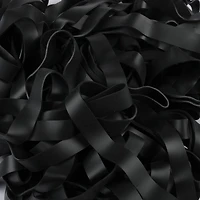 JAM Paper Size 107 Black Rubber Bands, 50ct.