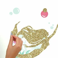 RoomMates Glitter Mermaid Peel & Stick Wall Decals