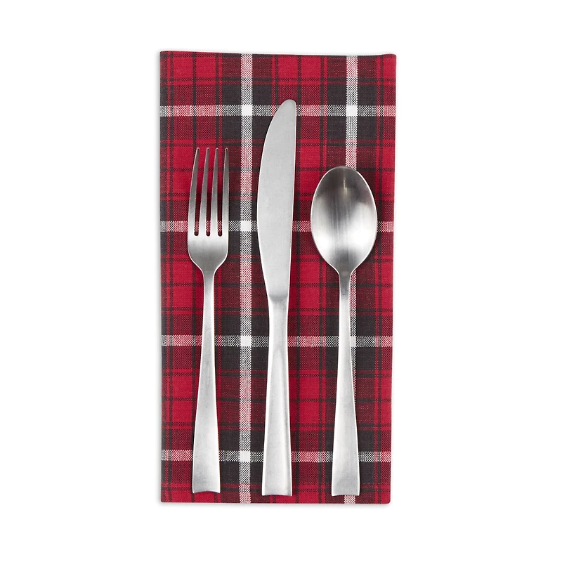 DII® Glad Tidings Plaid Napkin Set, 6ct.
