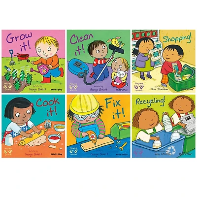 Child's Play Helping Hands Board Books, Set of 6