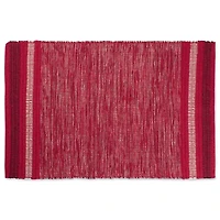 DII® Variegated Red Recycled Yarn Rug, 2ft. x 3ft.