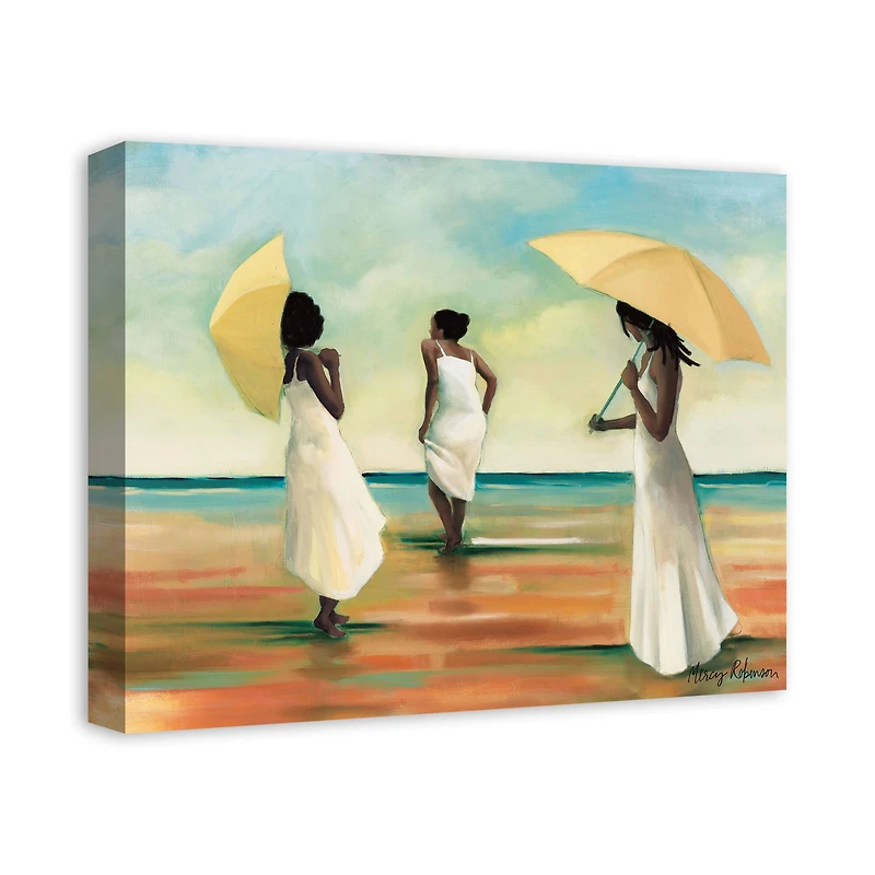 Umbrella Ladies 20" x 16" Canvas Wall Art