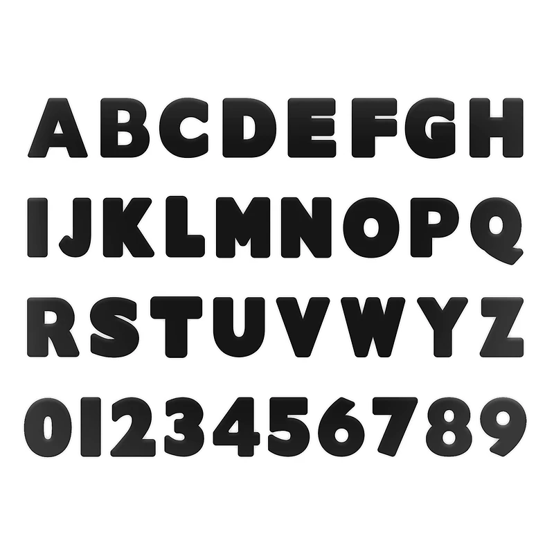 ArtSkills® 4" Black & White 190 Piece Paper Poster Letter Set