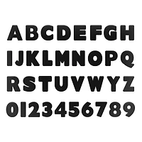 ArtSkills® 4" Black & White 190 Piece Paper Poster Letter Set