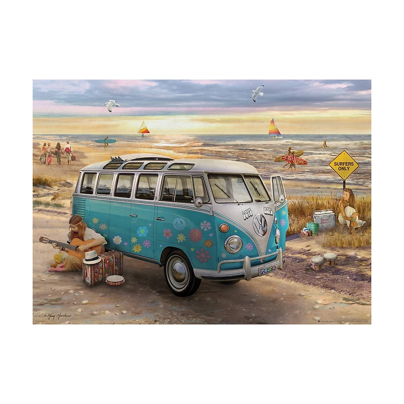 American Classics - The Love & Hope VW Bus by Greg Giordano: 1000 Pcs