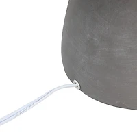 Simple Designs™ 17" Round Concrete Table Lamp