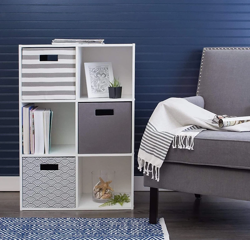 DII® 11" Polyester Stripes Storage Cube