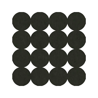 RoomMates Charcoal Modern Circles Acoustical Peel & Stick Tiles