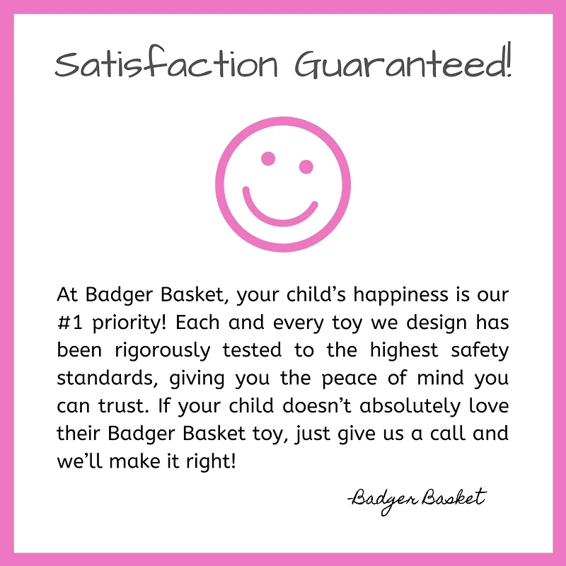 Badger Basket Pink Polka Dot Reversible Double Doll Stroller