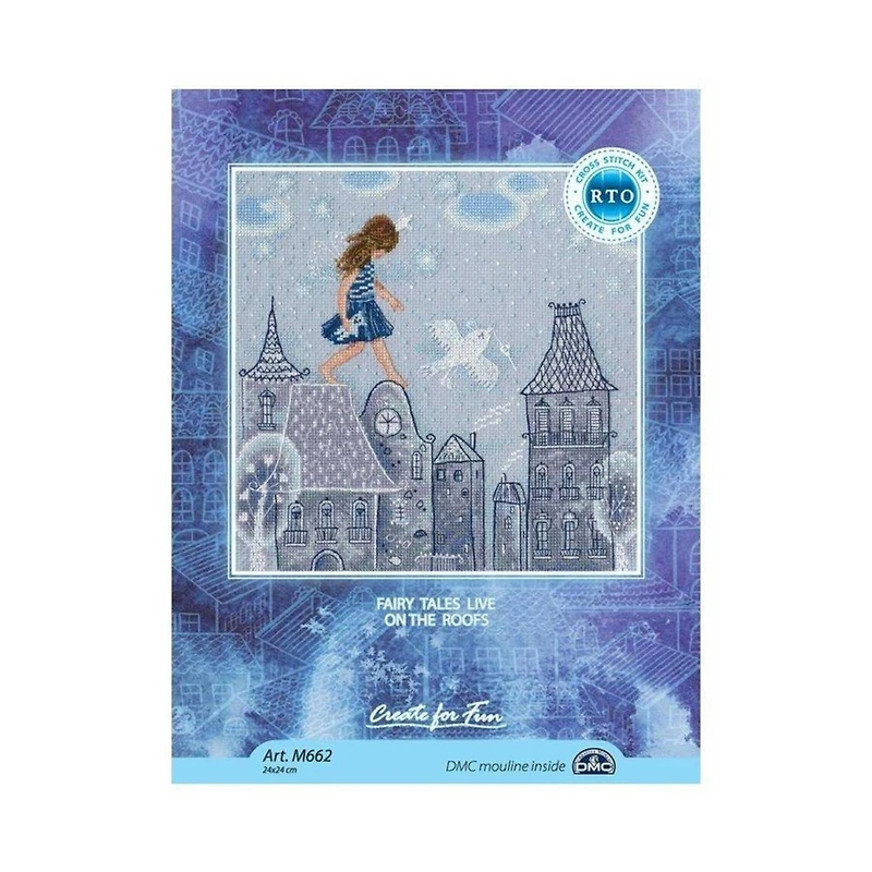 RTO Fairy Tales Live on the Roofs Cross Stitch Kit