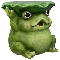 11.75" Frog Outdoor Garden Patio Plant Stand