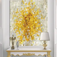 Designart - Glam Yellow Explosion Blocks