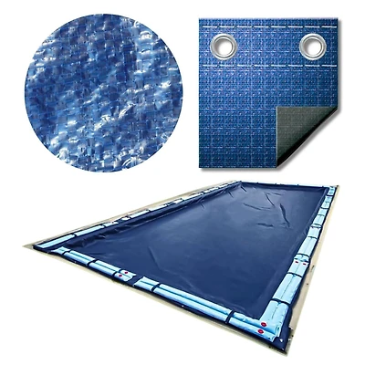 Swim Central 29ft. Blue Rectangular Inground Swimming Pool Winter Cover
