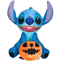 3ft. Airblown® Inflatable Halloween Stitch with Pumpkin