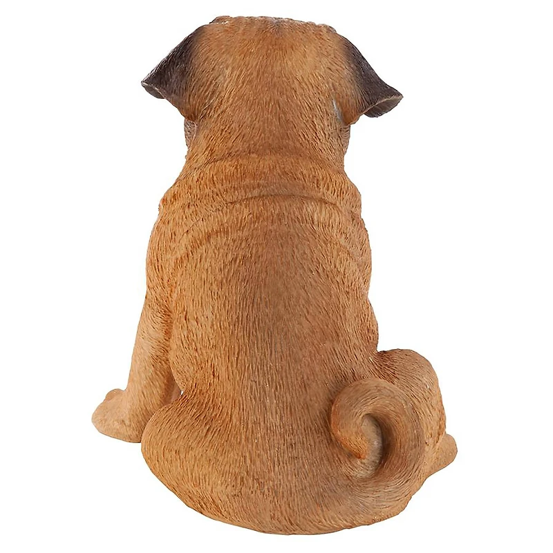Design Toscano 7" Pug Puppy Partner Collectible Dog Statue
