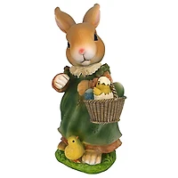 Design Toscano 12" Bunny Hop Lane Mother Rabbit Statue