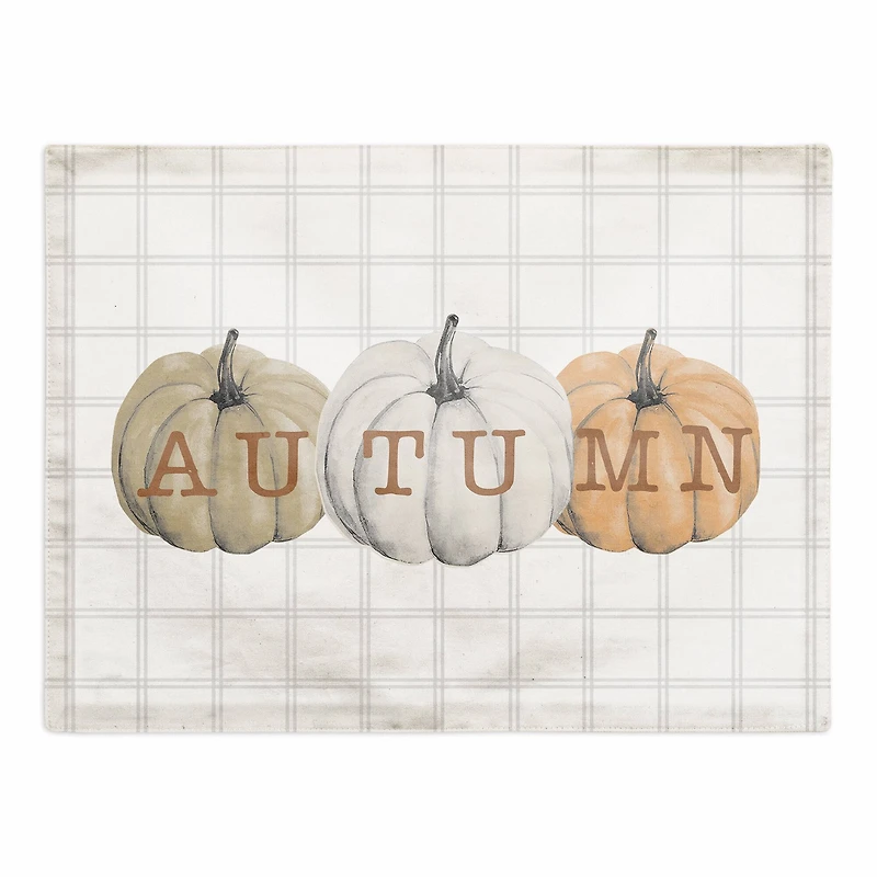 Autumn Pumpkins Cotton Twill Placemat