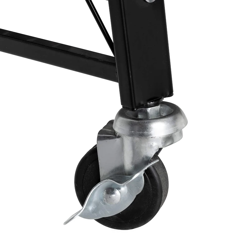 6 Pack: Honey Can Do Black Collapsible 3-Tier Metal Shelf