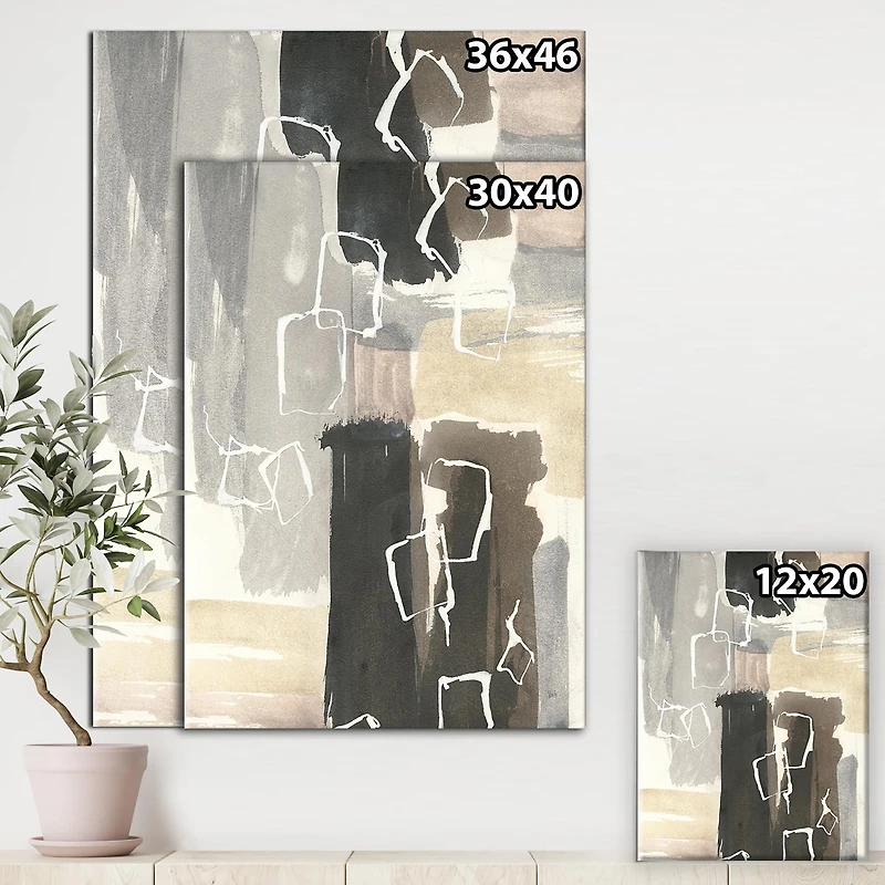 Designart - Glam Dancing shape I