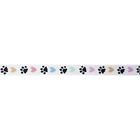 12 Pack: 5/8" x 7yd. Grosgrain Paw Print Ribbon by Celebrate It™