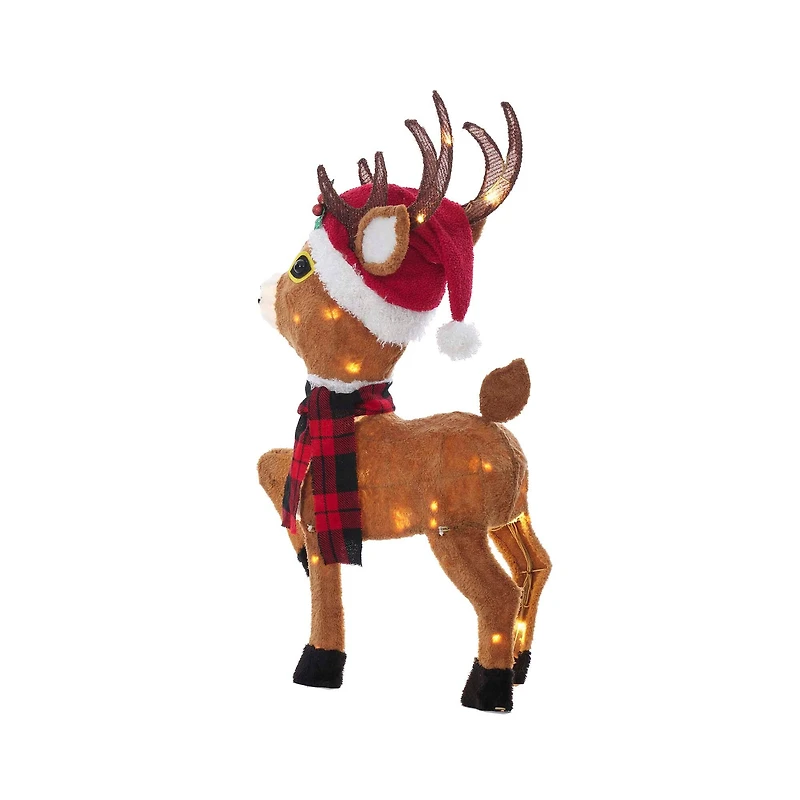 36" Plush Reindeer Figurine